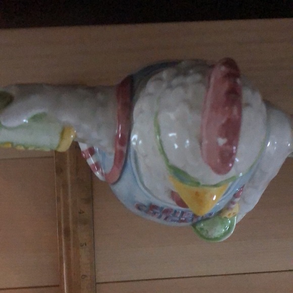 Vintage Fitz and Floyd 1993 Omnibus handpainted teapot - Picture 9 of 9